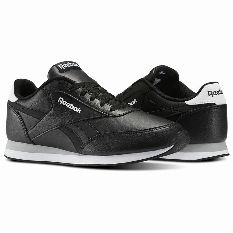 Tenisi Reebok Royal Classic Jogger Barbati Negrii/Albi/Gri Romania MY4598RC